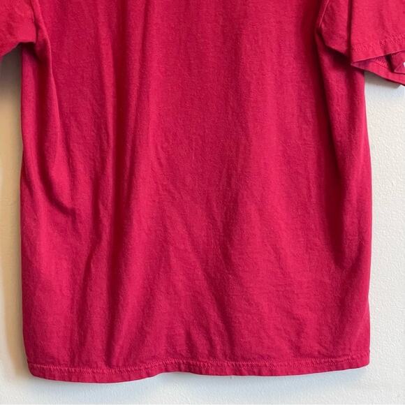 Y2K Disney 2007 short sleeve t-shirt Mickey Mouse red blue vacation travel - Picture 7 of 7